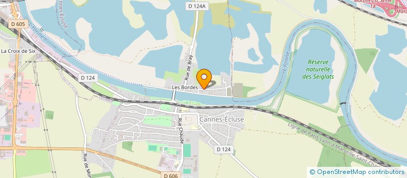 localisation de l'entreprise SCI MICHTI  CANNES-ECLUSE