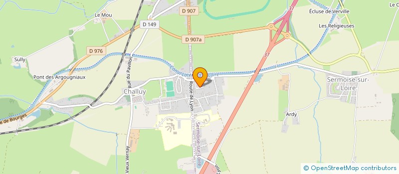 localisation de l'entreprise SCI MICKAEL  SERMOISE-SUR-LOIRE