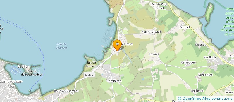 localisation de l'entreprise SCI MICKAEL  CAMARET-SUR-MER