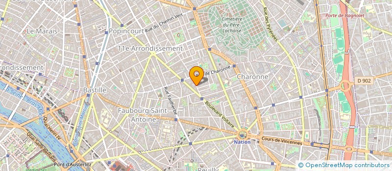 localisation de l'entreprise SCI MICKAEL & CIE  PARIS