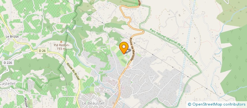 localisation de l'entreprise SCI MICKAFRANC  LE BEAUSSET