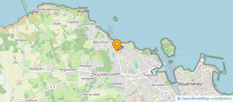 localisation de l'entreprise SCI MICKAU  DOUARNENEZ