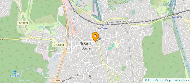 localisation de l'entreprise SCI MICKEGIA à LA TESTE-DE-BUCH