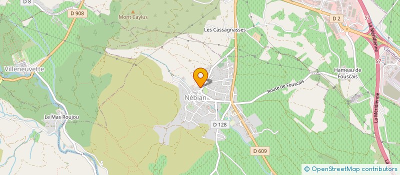 localisation de l'entreprise SCI MICKELANGE  NEBIAN