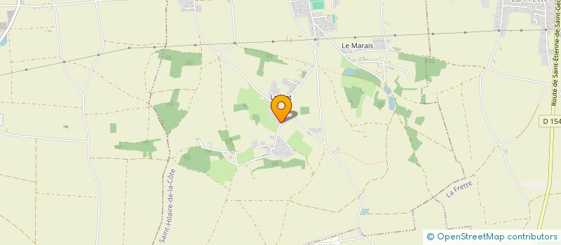 localisation de l'entreprise SCI MICKEVAN  SAINT-HILAIRE-DE-LA-COTE