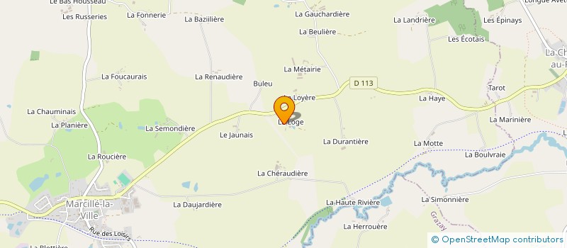 localisation de l'entreprise SCI MICKLINE  MARCILLE-LA-VILLE