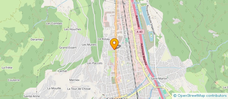 localisation de l'entreprise SCI MICKMAF à SALLANCHES