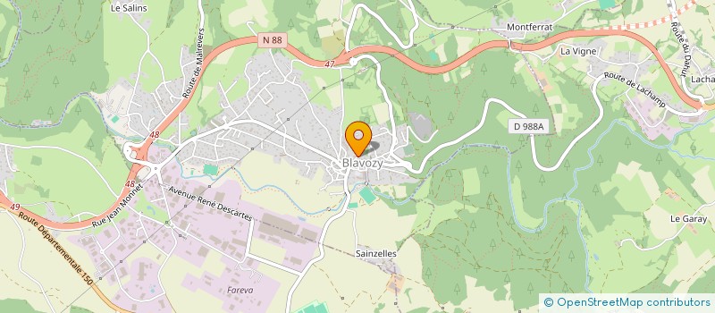 localisation de l'entreprise SCI MICKMATCAR IMMO  BLAVOZY