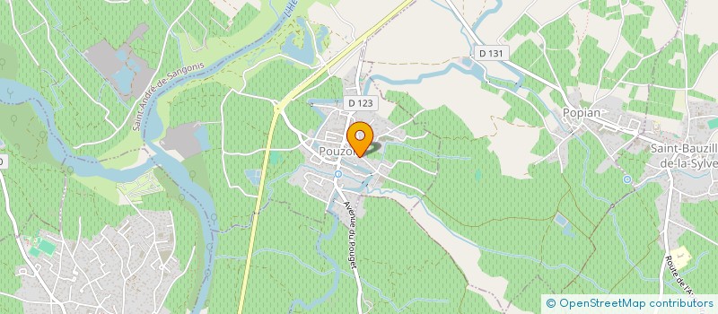 localisation de l'entreprise SCI MICKMAX  POUZOLS