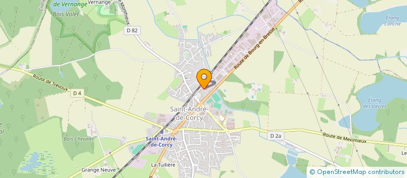 localisation de l'entreprise SCI MICLA  SAINT-ANDRE-DE-CORCY