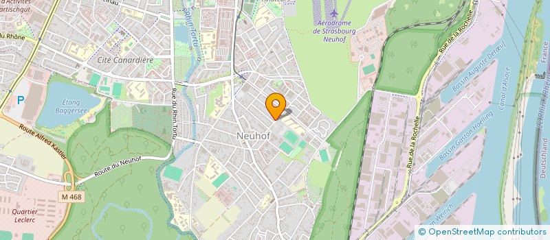 localisation de l'entreprise SCI MICLO  STRASBOURG