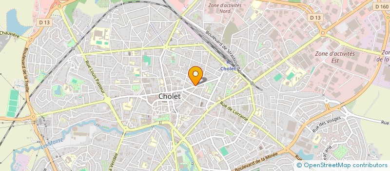 localisation de l'entreprise SCI MICLO à CHOLET