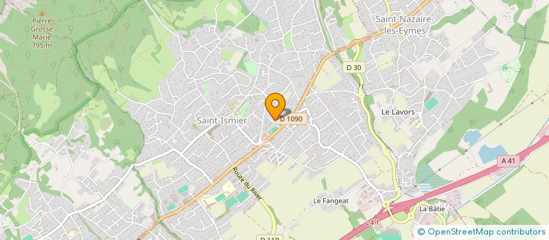 localisation de l'entreprise SCI MICLUC à SAINT-ISMIER
