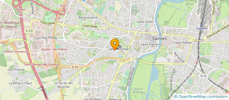 localisation de l'entreprise SCI MICMON  SAINTES