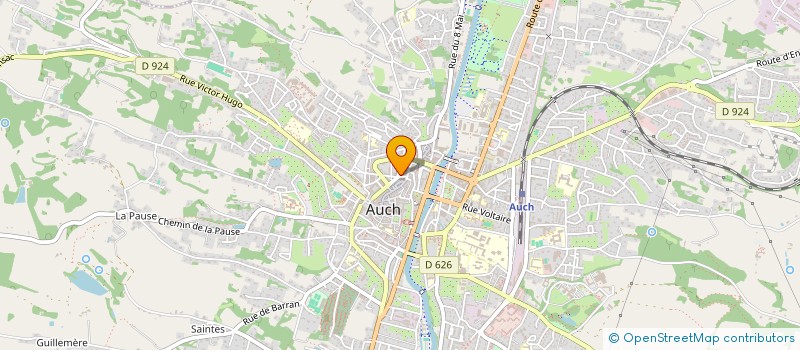 localisation de l'entreprise SCI MICO à AUCH
