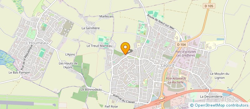 localisation de l'entreprise SCI MICO  LAGORD