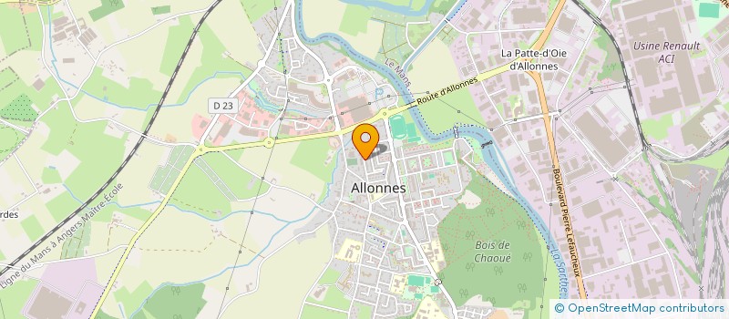 localisation de l'entreprise SCI MICO  ALLONNES