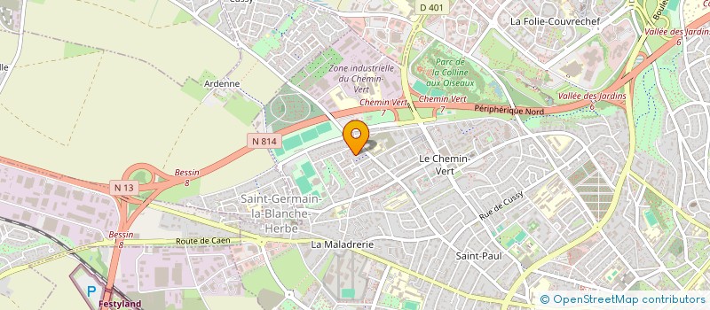 localisation de l'entreprise SCI MICO à CAEN