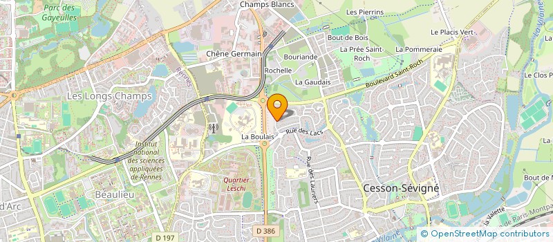 localisation de l'entreprise SCI MICO STORY  CESSON-SEVIGNE