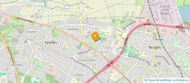 localisation de l'entreprise SCI MICOL  EYSINES