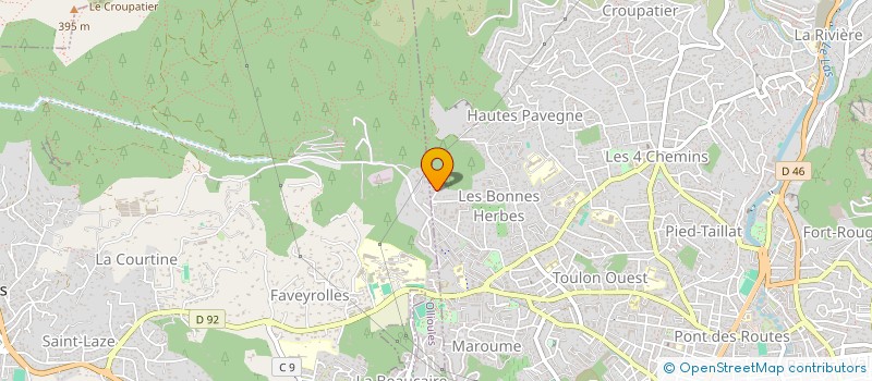 localisation de l'entreprise SCI MICOL  TOULON