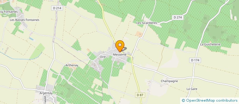 localisation de l'entreprise SCI MICOU-CLOS DE MESSEME  VAUDELNAY