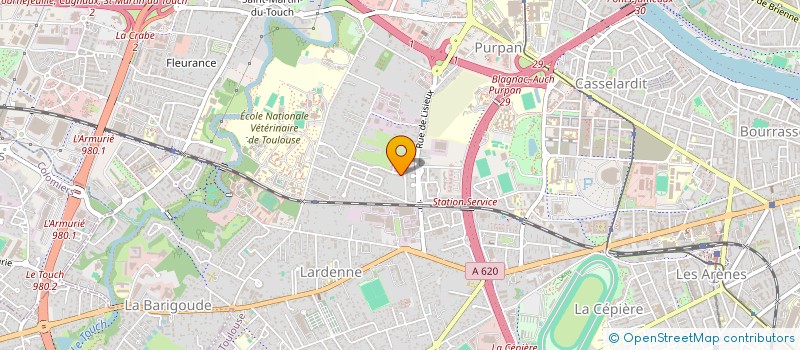 localisation de l'entreprise SCI MICP  TOULOUSE