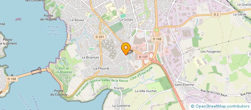 localisation de l'entreprise SCI MICQUELINE  SAINT-MALO