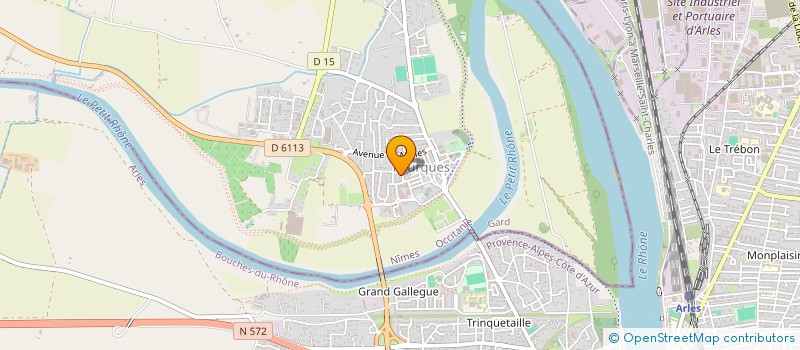 localisation de l'entreprise SCI MICRA  FOURQUES