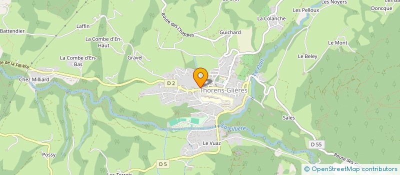 localisation de l'entreprise SCI MICRA IMMO  FILLIERE