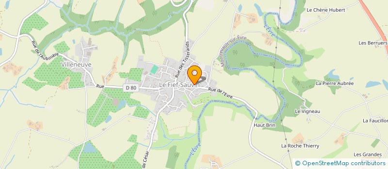 localisation de l'entreprise SCI MICRIS à MONTREVAULT-SUR-EVRE