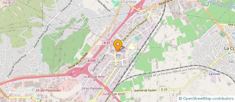 localisation de l'entreprise SCI MICRO IMMO  LA GARDE