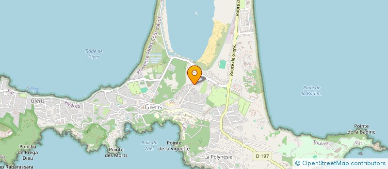 localisation de l'entreprise SCI MICROMAN à HYERES