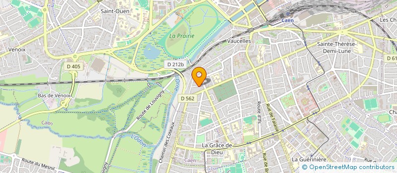 localisation de l'entreprise SCI MICRON  CAEN