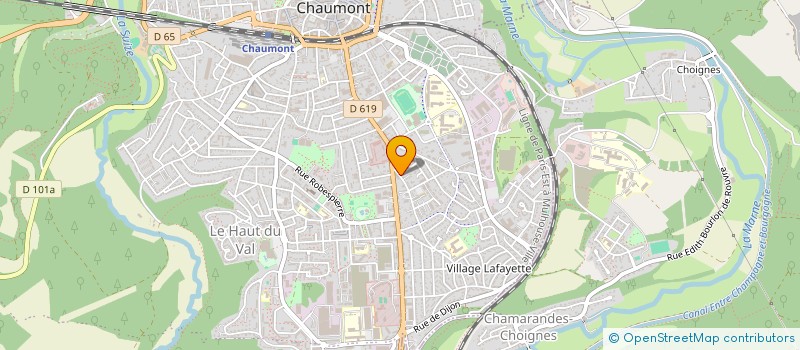 localisation de l'entreprise SCI MICRONASA à CHAUMONT
