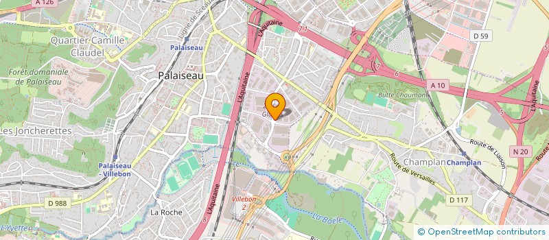 localisation de l'entreprise SCI MICROPALATI à PALAISEAU