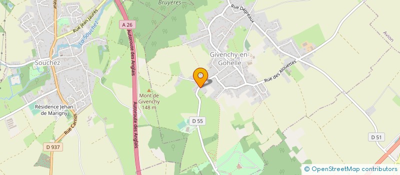 localisation de l'entreprise SCI MICYL  GIVENCHY-EN-GOHELLE