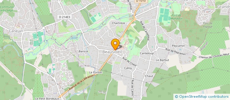 localisation de l'entreprise SCI MIDA à GRADIGNAN