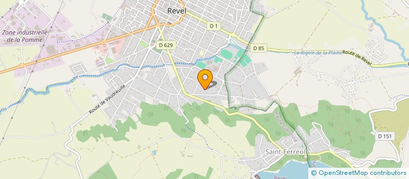 localisation de l'entreprise SCI MIDACRI  REVEL