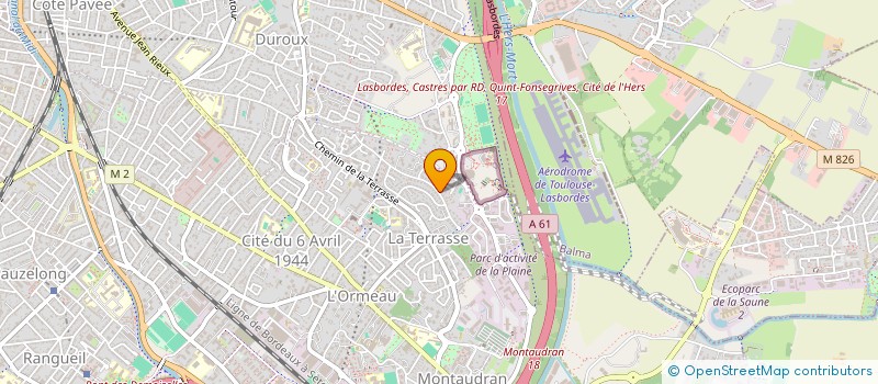 localisation de l'entreprise SCI MIDAJO  TOULOUSE