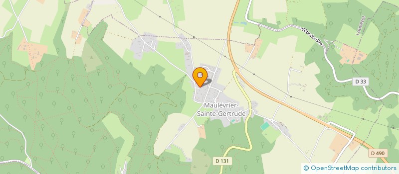 localisation de l'entreprise SCI MIDAL  MAULEVRIER-SAINTE-GERTRUDE