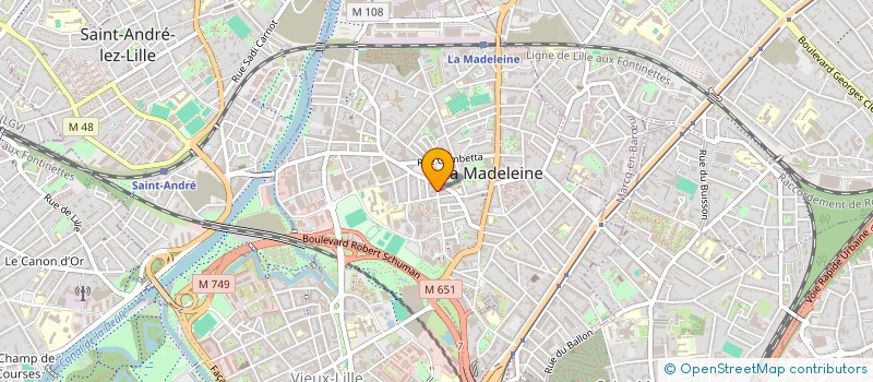 localisation de l'entreprise SCI MIDAN à LA MADELEINE