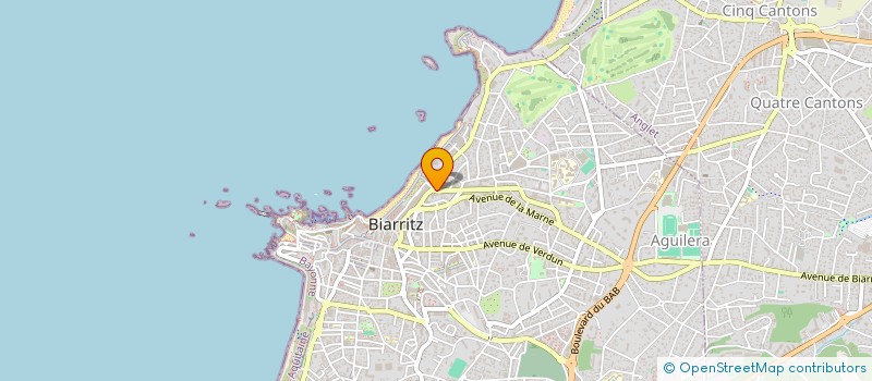 localisation de l'entreprise SCI MIDAN à BIARRITZ