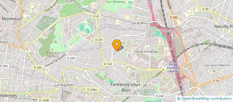 localisation de l'entreprise SCI MIDAN à FONTENAY-SOUS-BOIS