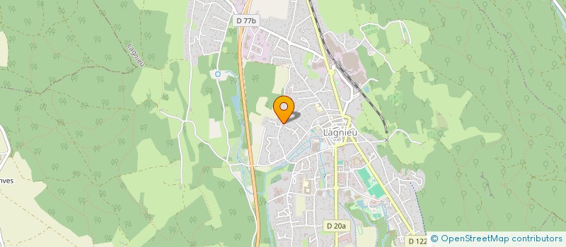 localisation de l'entreprise SCI MIDAN à LAGNIEU