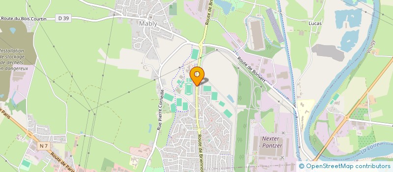 localisation de l'entreprise SCI MIDANE  MABLY