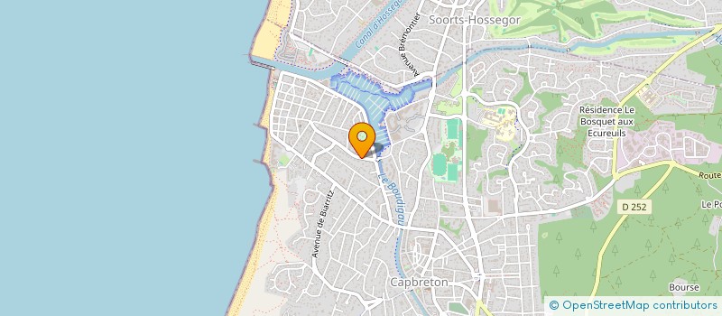 localisation de l'entreprise SCI MIDDES à CAPBRETON