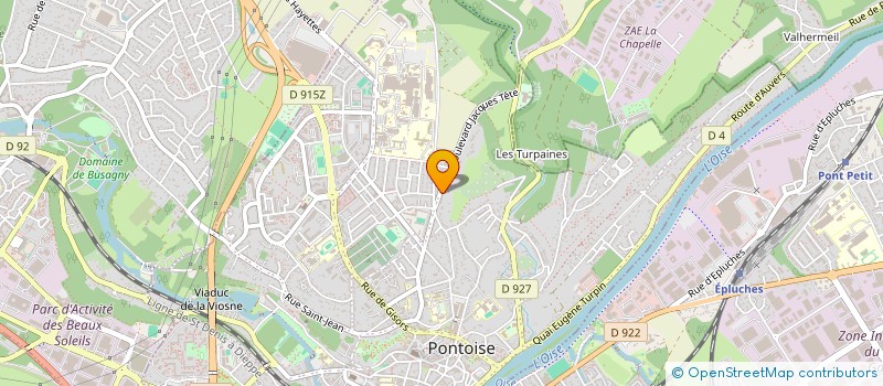 localisation de l'entreprise SCI MIDEKIN  PONTOISE