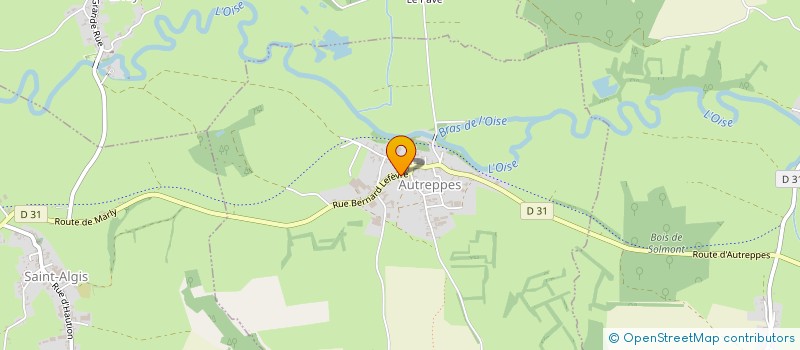 localisation de l'entreprise SCI MIDELET  AUTREPPES