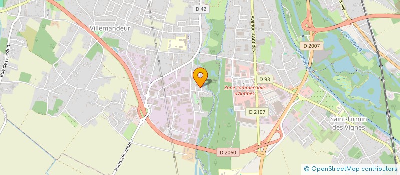 localisation de l'entreprise SCI MIDESI à VILLEMANDEUR